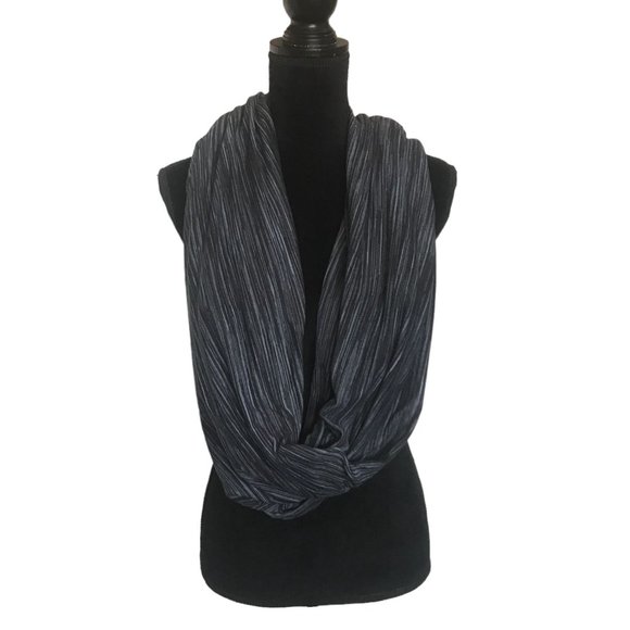 Champion Women's Snap Scarf in Black/Blue - O/S - Picture 3 of 5
